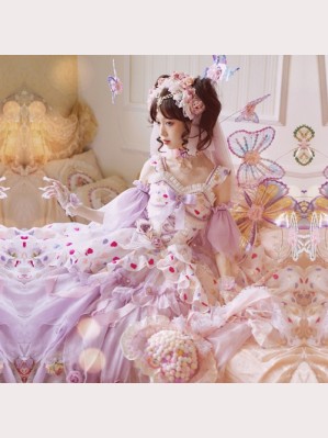 Magic Castle Hime Lolita Style Dress by Cat Fairy JSK (CF25A)
